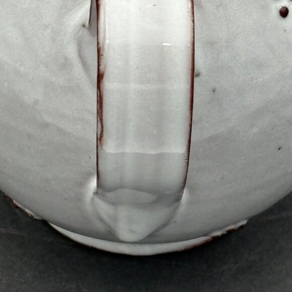 Handcrafted Ceramic Jug‎ Pitcher Raised Brown Accents Pottery Farmhouse Rustic - Picture 12 of 13